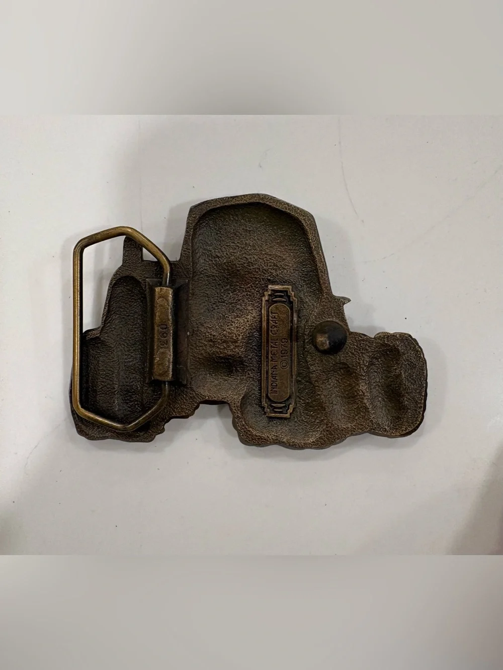 1979 Bronze Tractor Belt Buckle- Rustic